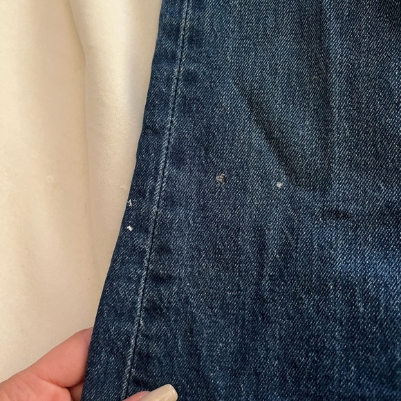 Levi’s Denim Ribcage Boot Petite Distressed Jeans - Size 23 - Picture 3 of 4